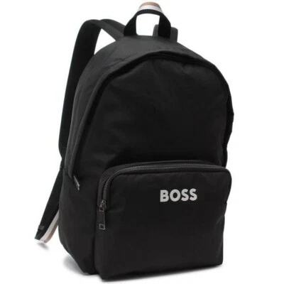 VENTA MOCHILA HUGO BOSS CATCH 3.0 Correa Ajustable Contraste Logo Negro NUEVO - Imagen 1 de 4