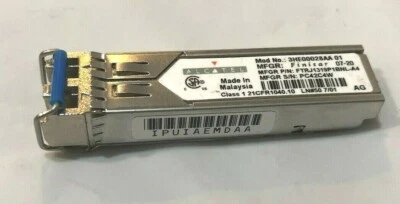 ALCATEL FINISAR OPTIC MODULE ELECTRIC GENUINE SE SFP 3HE00028AA  - Image 1 of 4