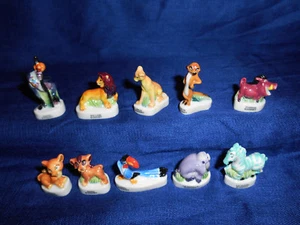 KÖNIG DER LÖWEN Simba's Pride Set 10 Miniaure französische Porzellan FEVES Figuren DISNEY - Bild 1 von 12