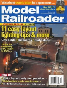 Model Railroader Magazine Easy Layout Lighting Tips Waterfront Track Plan 2012 - Picture 1 of 7