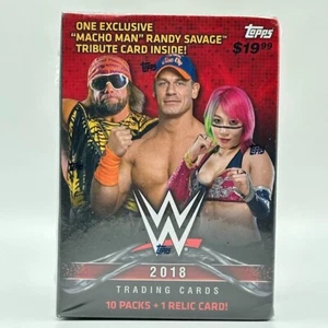 2018 Topps WWE Macho Man Randy Tribute Sealed Blaster Box RARE! - Picture 1 of 3