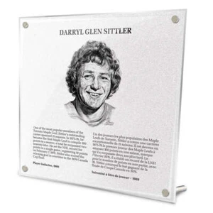 Darryl Sittler Replica Hockey Hall of Fame Plaque - Picture 1 of 1