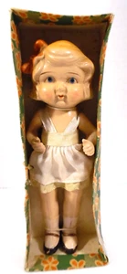 Muñeca Bisque Porcelana/Cerámica Años 1930-1940 5 5/8" Alto 1/2 Caja Original - Imagen 1 de 7