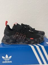 Adidas Originals NMD R1 TR Trail Men's Camo Boost Black Red Gray Shoes GW0605