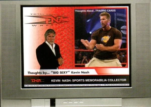 TriStar TNA 2008 Impact Thoughts de Big Sexy Kevin Nash #BS5 sobre tarjetas coleccionables - Imagen 1 de 2