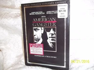 AMERICAN GANGSTER 2 DISC UNRATED EXTENDED EDITION  EXCELLENT MUST SEE - Foto 1 di 2