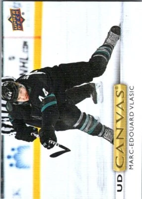 2019-20 Upper Deck Canvas #C75 Marc-Edouard Vlasic  - Image 1 of 2