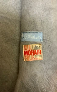 Vintage Ohrbach's Blue Gray Rectangular Scarf Made Scotland 70”x19” Wool Blend - Picture 1 of 3