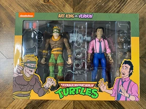 Neca TMNT Teenage Mutant Ninja Turtles Rat King & Vernon Figure w/Stock Box NIB - Picture 1 of 12