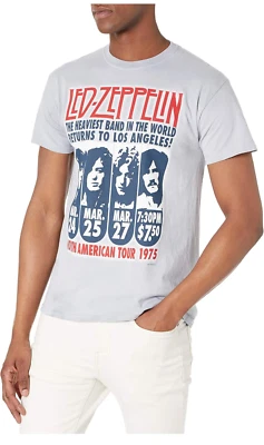 Led Zeppelin North American Tour 1975 Tie-Dye T-Shirt Men’s 2XL NWOT - Image 1 of 4
