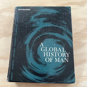 A Global History of Man By Lefton S. Stavrianos 1968 Hardcover Textbook - Picture 1 of 6