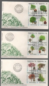Venezuela: 1990; Scott 1436-1438, lot of 6 diff. first day cover, VS0214 - Picture 1 of 2