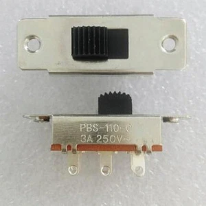 1pc 3-Way 2PDT 125V-250V 3A Slide Switch ON/ON or ON-OFF Panel PCB Wire Switch - Picture 1 of 3