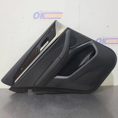 19 2019 BMW X3 DOOR TRIM PANEL REAR LEFT DRIVER BLACK  - Изображение 1 из 4