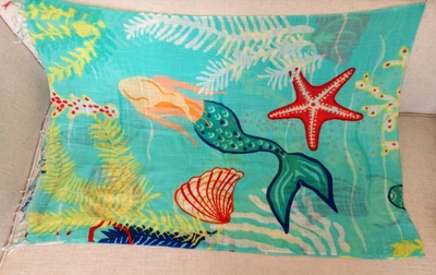 Spartina 449 Golden Mermaid Wrap Scarf 26 x 74 inches - Image 1 of 4