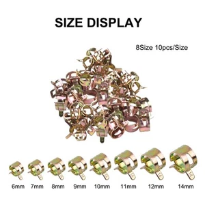 High Quality Spring Clip Tool 6-14MM 80x Pressure-proof Rust Resistant - Picture 1 of 12