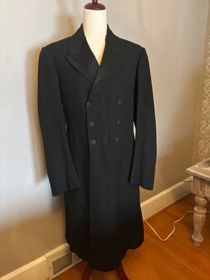 Casaco masculino 1900 preto eduardiano saia Turnbull e Allison - Imagem 1 de 4