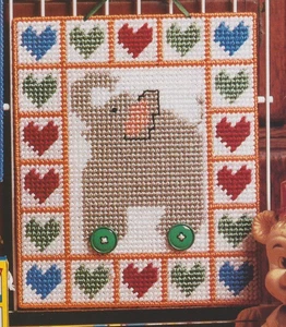 Animal Circus - Giraffe & Elephant- PLASTIC CANVAS PATTERN - Removed from Book - Picture 1 of 3