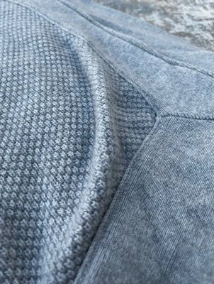 Manta de lujo Frette 1860 colcha cubrecama 100”x130” gris cachemir? Foto 1 de 4