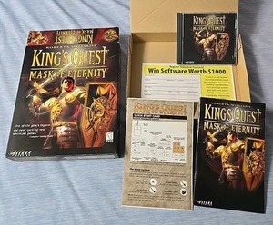 King's Quest: Mask of Eternity (PC CD-ROM, 1998) Spiel mit Box & Anleitung - Bild 1 von 1