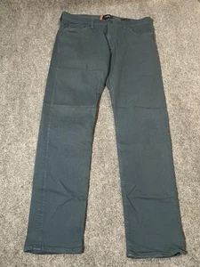 34 Heritage Jeans Herren 35x32 Blau Courage Mid-Rise Straight Tencel Stretch - Bild 1 von 11