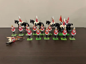 Figuras militares británicas - Lote de 18 soldados salvavidas británicos, rojos - Imagen 1 de 8