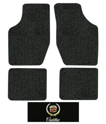 1985-1991 Cadillac DeVille Floor Mats - 4pc Cutpile|2DR, Coupe,FW DRive Foto 1 de 3