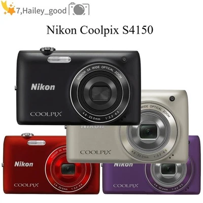 Nikon Coolpix S4150 Digitalkamera, 14 Megapixel, 5-facher optischer Zoom - Bild 1 von 4