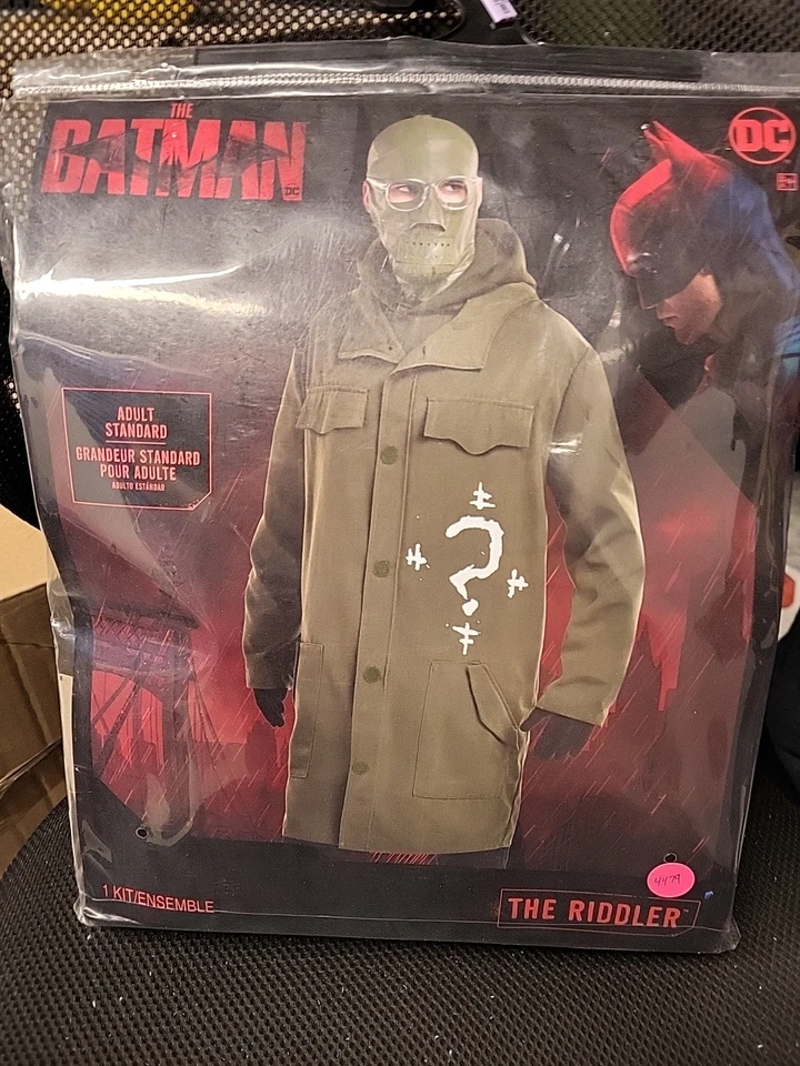 Disfraz de Cosplay DC The Batman Riddler con Máscara Adulto Estándar #4479#4511 Foto 1 de 1