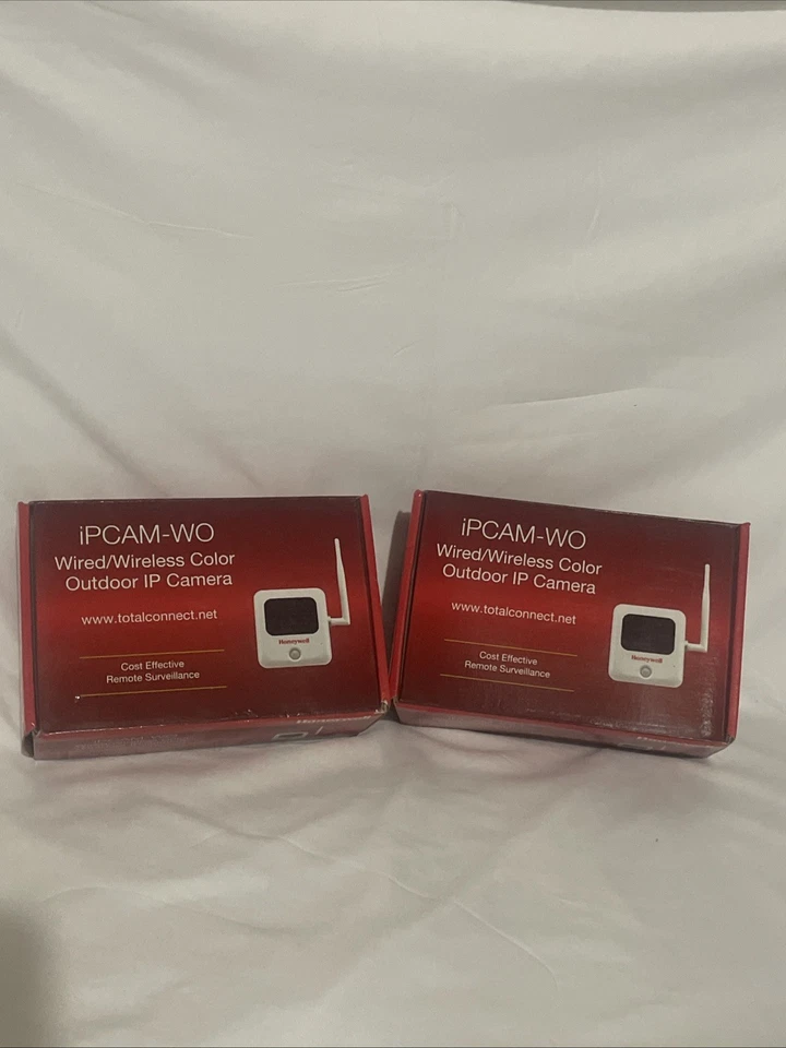 Ademco Honeywell IPCAM-WO Outdoor IP Color Camera Wireless Wired Total Connect