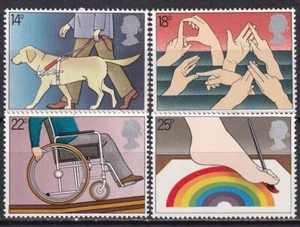 Gran Bretaña 1981 Yvert 976/79 discapacitado MNH VF - Imagen 1 de 1