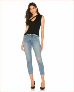 Hudson women jeans high rise crop skinny Holly WHC4151DDA blue W28 - Picture 1 of 12