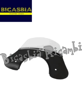0411 - PARABREZZA CON STAFFE CUPOLINO NERO VESPA PX 125 150 200 - PX ARCOBALENO - Picture 1 of 1