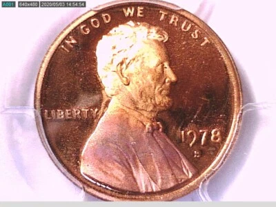 1978 S Lincoln Memorial Cent PCGS PR 69 RD DCAM 32507527 Video - Image 1 of 3