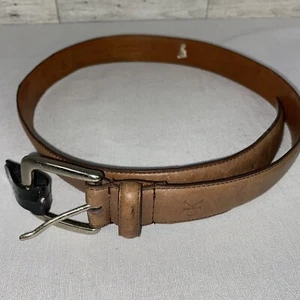 NEW Calvin Klein Womens Genuine Leather Tan Belt Sz 28 Or Small NWOT - Picture 1 of 7