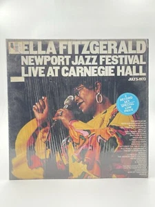 ELLA FITZGERALD NEWPORT JAZZ FESTIVAL LIVE AT CARNEGIE HALL 2-LP SET VG+ VINYL - Picture 1 of 6