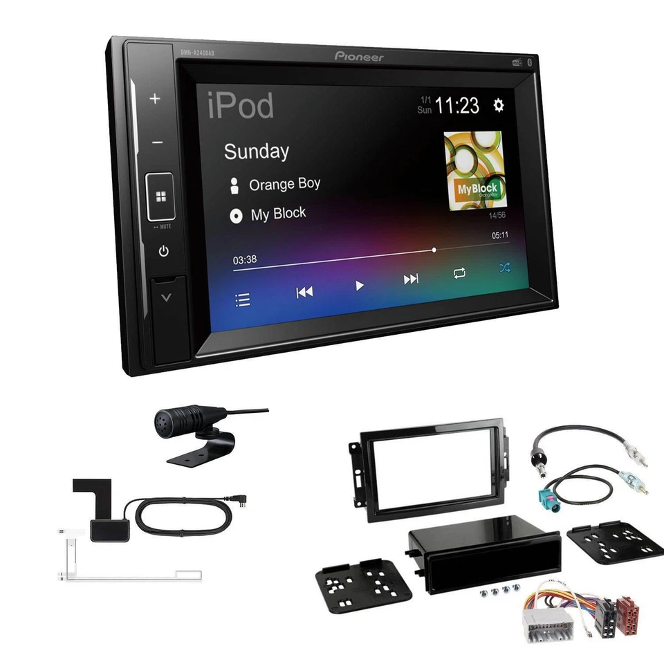 Pioneer DMH-A240DAB Autoradio Bluetooth für Jeep Commander Compass 2006-2010