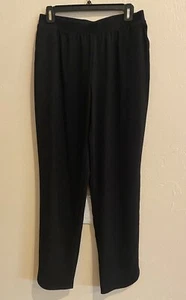 Jaclyn Smith Women's Straight-Leg Pull-On Pant Black Sz Small NEW With Tags - Picture 1 of 7