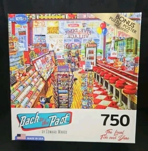 Back To The Past THE LOCAL FIVE AND DIME 750 Piece Jigsaw Puzzle RoseArt - Picture 1 of 9