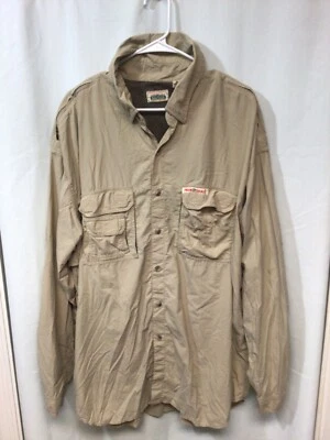 Gancho y Aparejos Outfitters Beige XL Manga Larga Nylon Ropa Activa Pesca B13 Foto 1 de 4