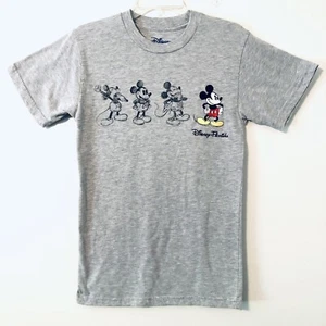 Disney Florida Mickey Mouse Sketch Drawing & Embroidery Gray T Shirt Sz S 34-36 - Picture 1 of 5