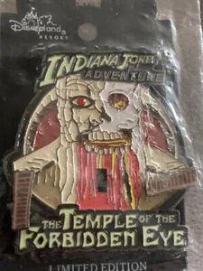 Disney DLR - Indiana Jones Adventure (The Temple of the Forbidden Eye Pin SEALED - Picture 1 of 2