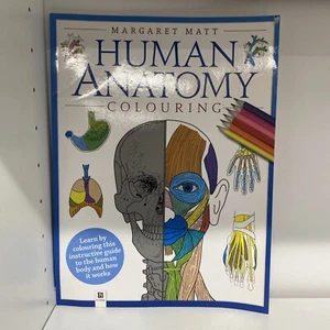 Human Anatomy Colouring Book, By Margaret Matt & Joe Ziemian, Paperback B72 - Imagen 1 de 2