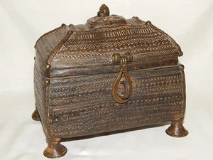 Schatulle Metall wohl Indien oder Nepal - Picture 1 of 14