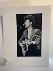 Lyle Lovett Sports a Fancy Hairdo and Songs for Ventura Theater Vintage B&W 7x4?