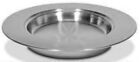 Stacking Bread Plate - Stainless Steel Brushed Finish. 26cm - ST504SL