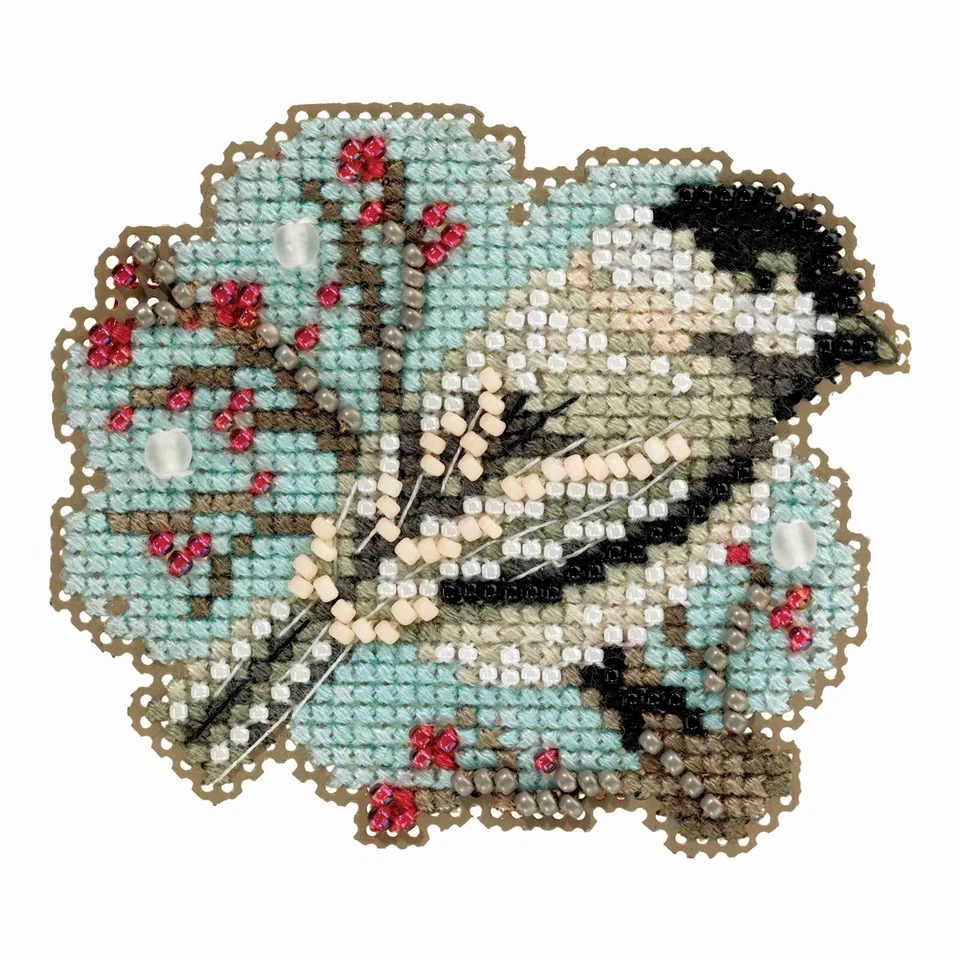 Mill Hill 2018 Winter Holiday Beaded Cross Stitch Kit Little Chickadee MH181831