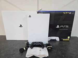 Sony PS5 Digital Edition Console - White - Picture 1 of 15
