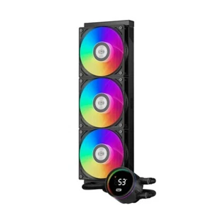 PCCOOLER DA360 PRO ARGB DIGITAL BK ARGB Digital Black CPU Liquid Cooler 300W CPU - Picture 1 of 8