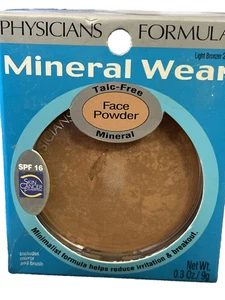 Physicians Formula Mineral Wear Face Powder SPF 16 Light Bronzer (2415) Broken - Picture 1 of 8